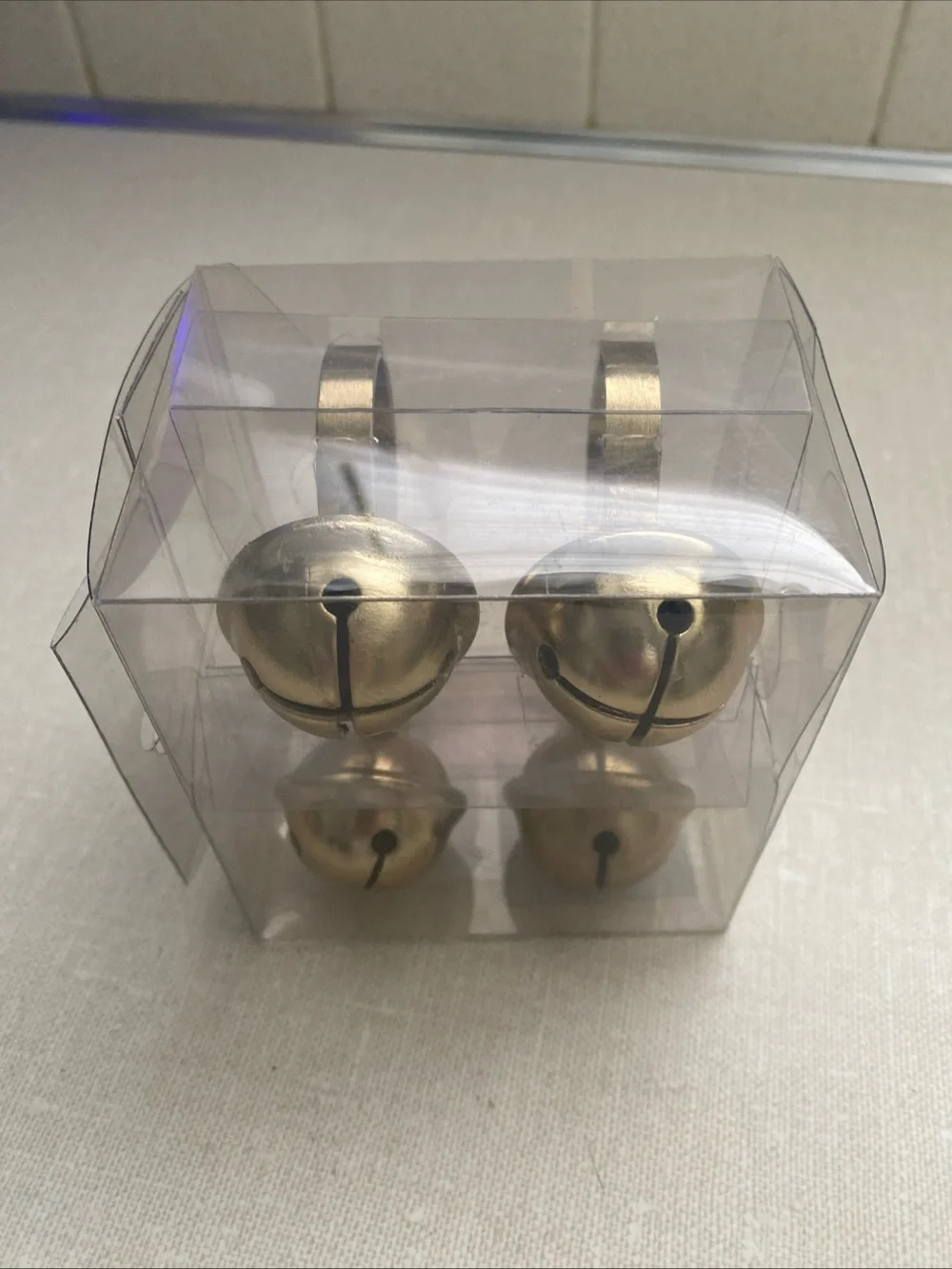 Threshold Bell Napkin Rings Set Of 4 Christmas New